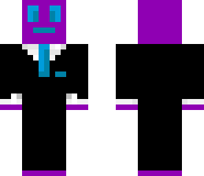 purple tuxido guy