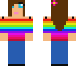 rainbow girl