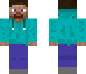 steve in a hoodie
