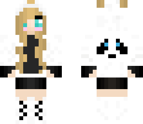 pandagirl whit gloves