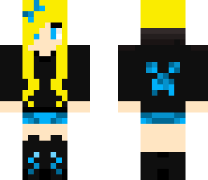 blue creeper girl
