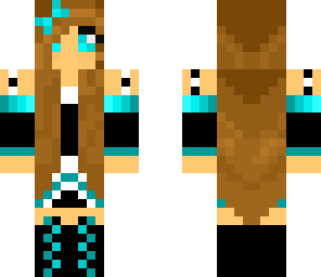 blue long hare girl edeted