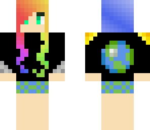 rainbow girl earthday
