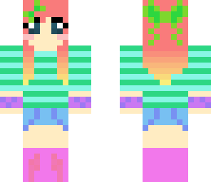 random colorz girl