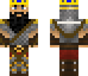viking king - black hair