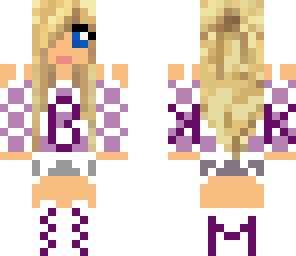 light purple girl