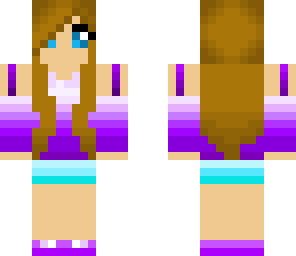 girl wearing purple