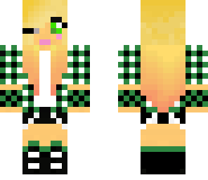 green gamer girl 