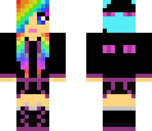rainbow ender girl