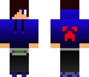 blue creeper teen boy