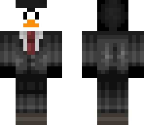 penguin with suit