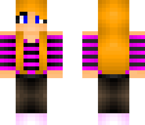 pink and black kid