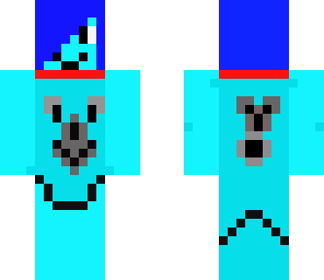 blue man