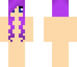 cute purple girl base 2