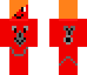 orange and red man
