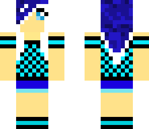 blue girl