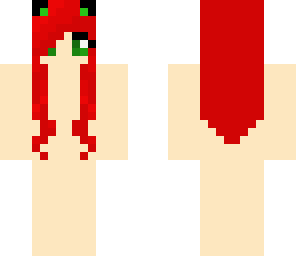 red-haired cat girl base