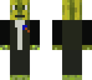melon in a suit