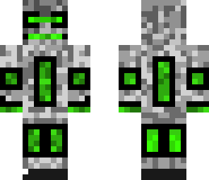 green atomic robot