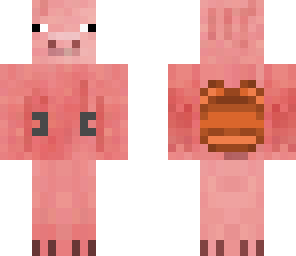 pigman with saddle