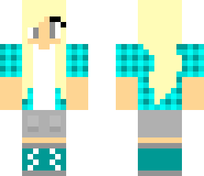 girl with blue shirt