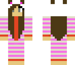 onesie girl with panda hat