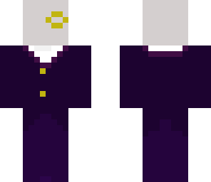 purple monacle wearing slenderman