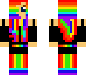 rainbow girl