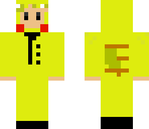 crash in pikachu costume
