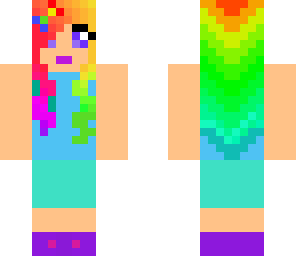 rainbow girl