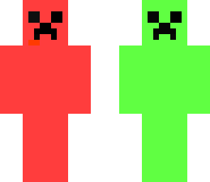 red n green creeper