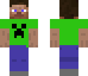 steve in creeper t-shirt