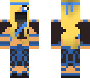 blue ninja girl