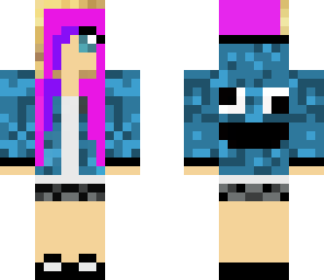 pink blue creeper