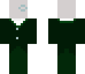 green monacle wearing slenderman