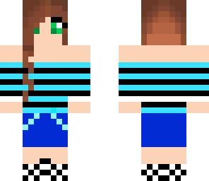 girl in blue