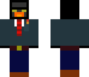 peunguin in a suit