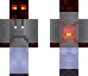 lava slime in a hoodie