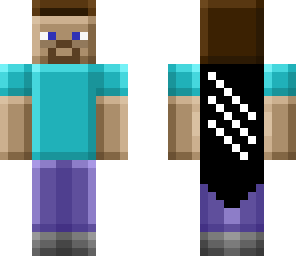 blocky caped steve
