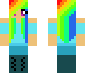 rainbow dash skin