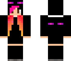 the ender girl with peachy hair