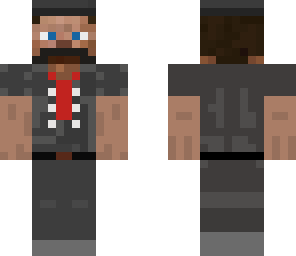 steve with a moustache improved