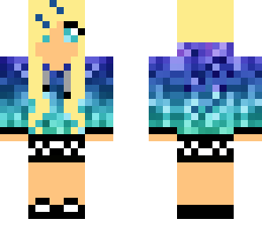 edited blue girl
