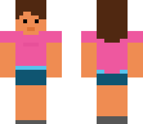 girl wit pink shirt