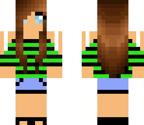 neon green girl