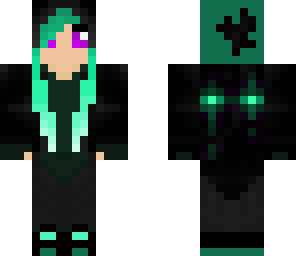 ender girl blue-green-violett