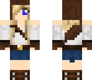 hunter girl with hood