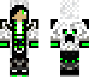teenager goth green