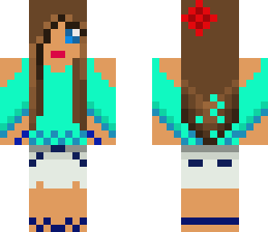 pretty blue w layered hair