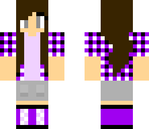 girl with purple shirt